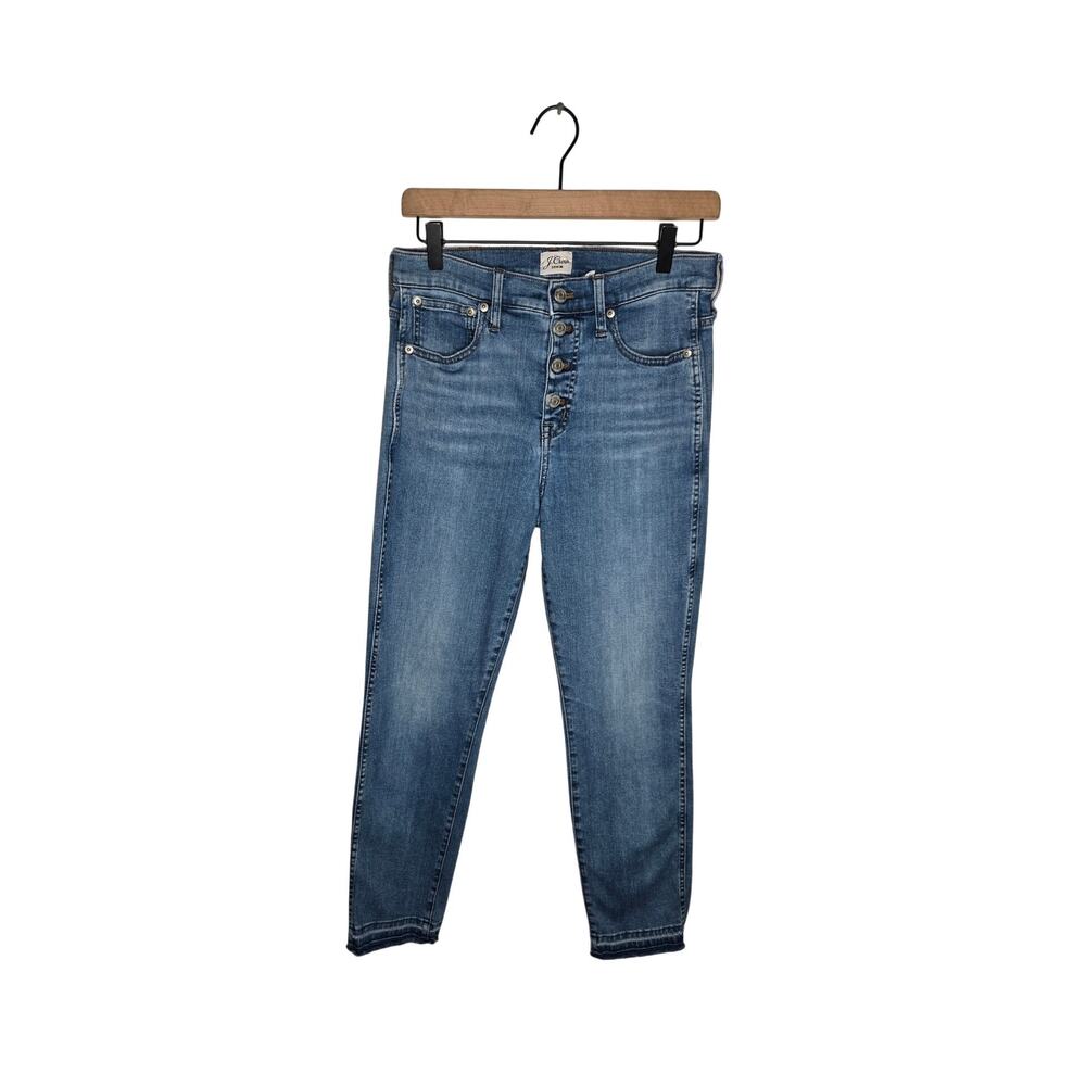 J. CREW Vintage Straight Raw Hem Jeans Size 27